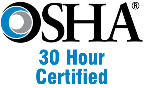 OSHA 30 Hours Certified