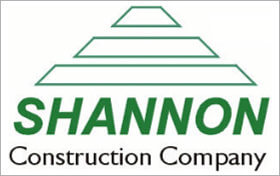 Shannon Construction pyramid logo