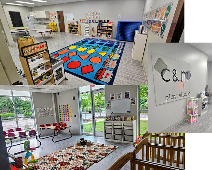 C&M Play Studio entryway at Cranberry Business Park