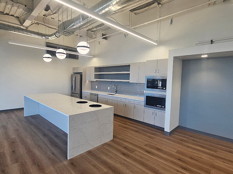 Kitchen space in Tech Mill 41 Spec Suite Fit-out