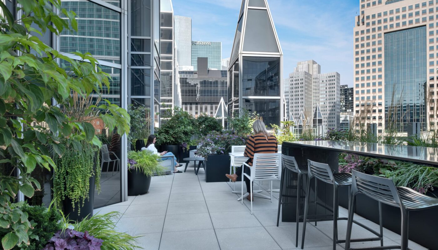 Outdoor patio PPG Place