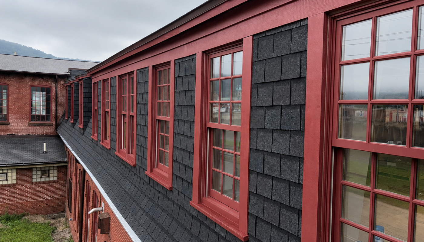Center for Metal Arts Window Trim Restoration
