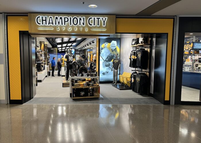 Shannon Construction delivered the interior buildout of Champion City Sports retail store.