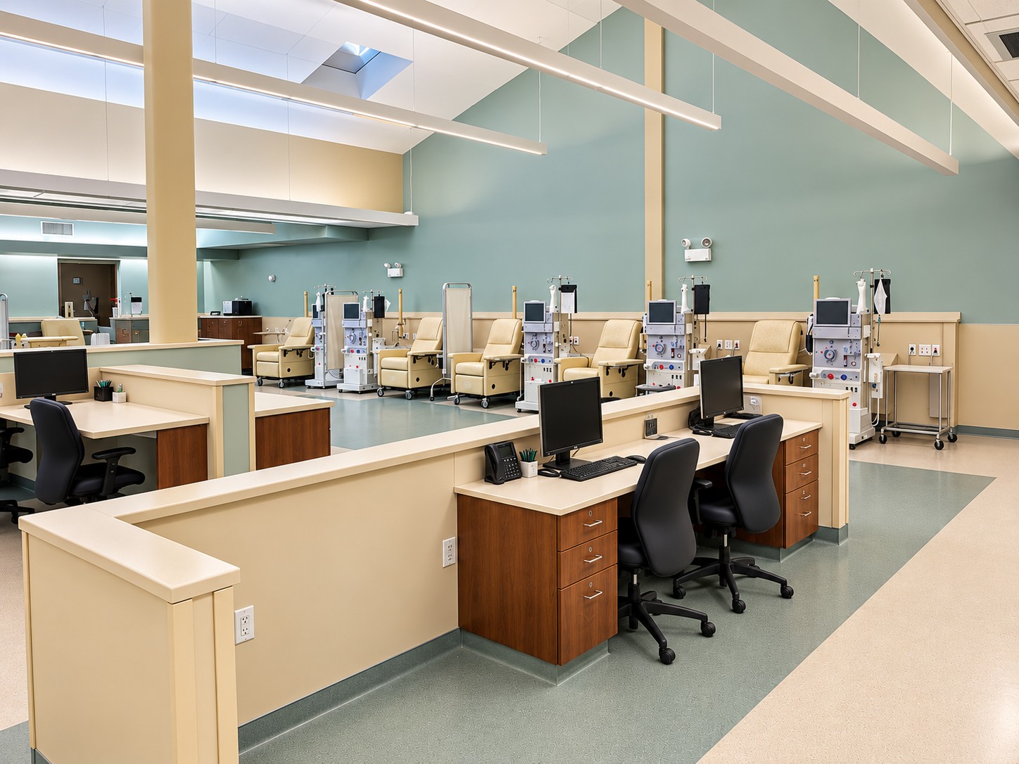 Dialysis Clinic healthcare renovation in Pittsburgh