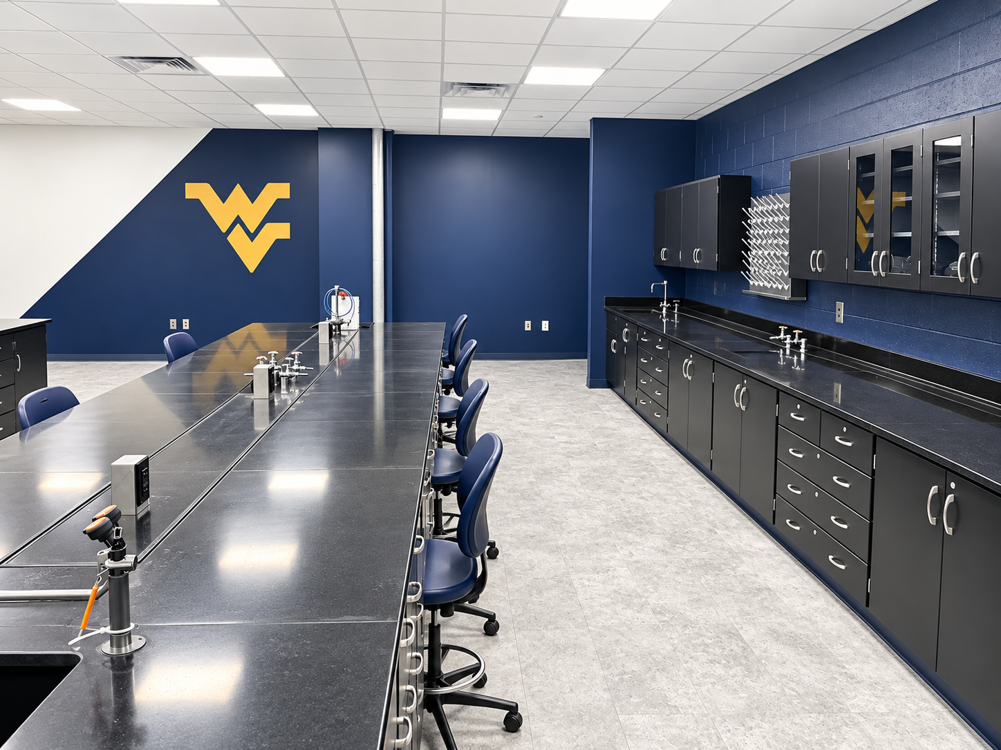 West Virginia University Mineral Resources Building laboratory renovations by Shannon Construction