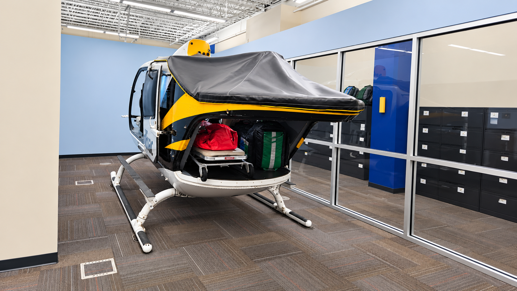 STAT MedEvac healthcare tenant renovation in West Mifflin, Pennsylvania