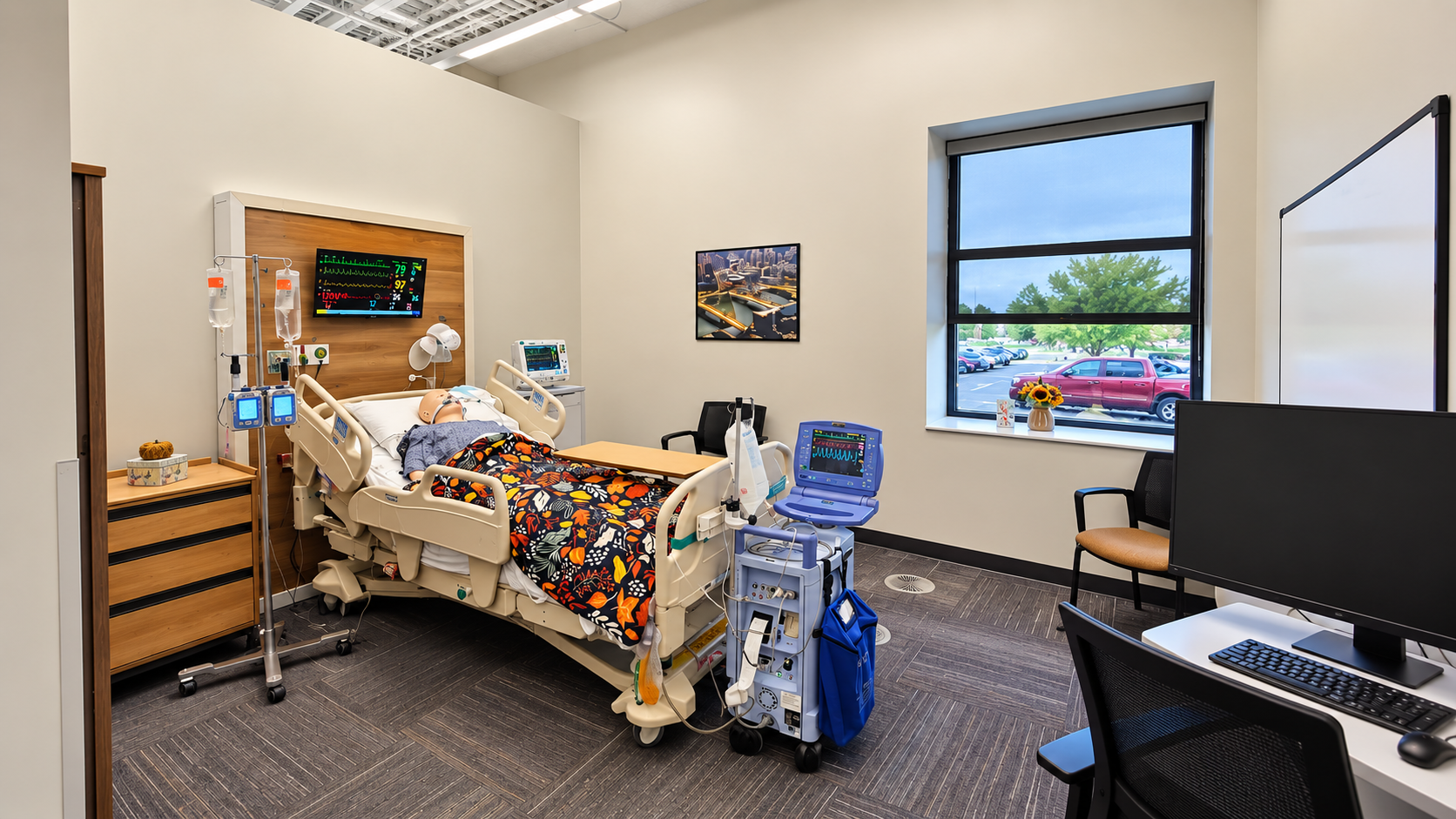 Stat MedEvac training hospital room