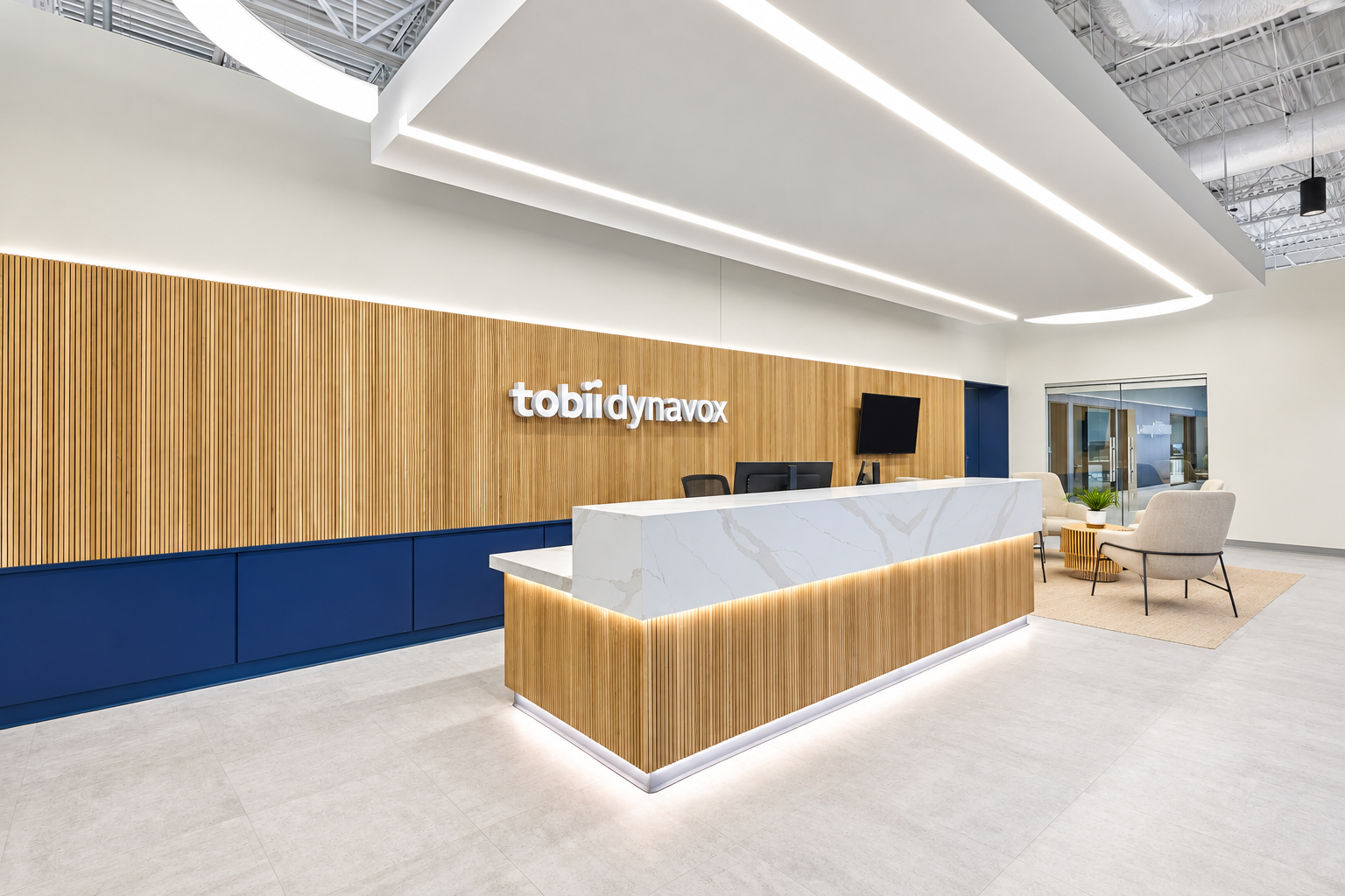 Tobii Dynavox Reception Lobby