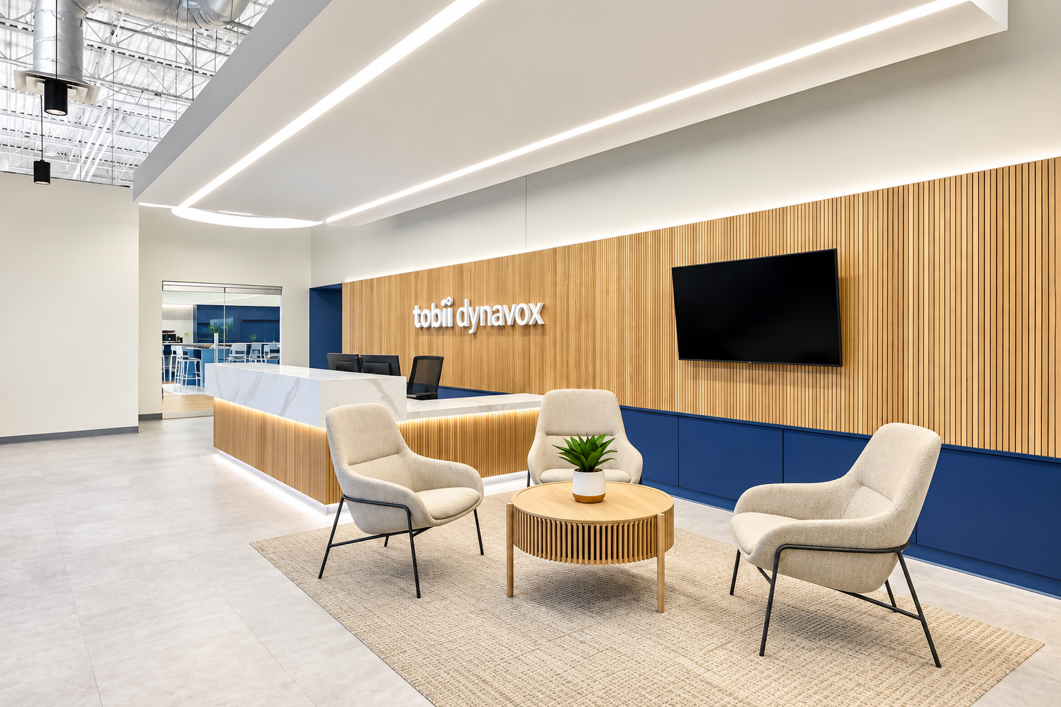 Tobii - Reception Lounge area